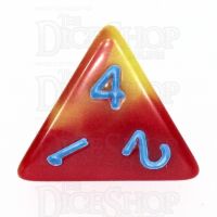 TDSO Duel Red & Yellow with Blue D4 Dice - Discontinued