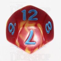 TDSO Duel Red & Yellow with Blue D12 Dice - Discontinued