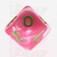 TDSO Duel Pink & White with Green D10 Dice - Discontinued