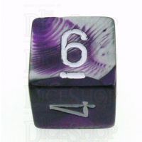 Chessex Gemini Purple & Steel D6 Dice