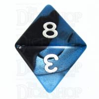TDSO Duel Black & Blue D8 Dice