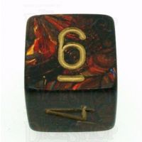 Chessex Scarab Blue Blood D6 Dice