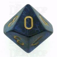 Chessex Scarab Royal Blue D10 Dice