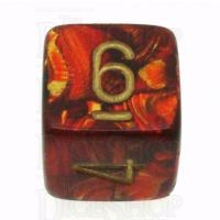 Chessex Scarab Scarlet D6 Dice