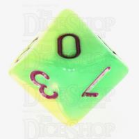 TDSO Duel Pearl Green & Yellow  D10 Dice - Discontinued