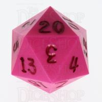 GameScience Opaque Pink & Black Ink D20 Dice