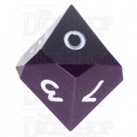 GameScience Opaque Purple & White Ink D10 Dice