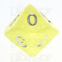 TDSO Translucent Glitter Yellow D10 Dice