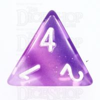 TDSO Layer Transparent Purple D4 Dice