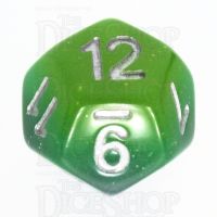 TDSO Layer Blue Green & Yellow Glitter D12 Dice