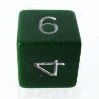 Role 4 Initiative Opaque Green & White D6 Dice