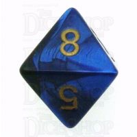 Chessex Gemini Black & Blue D8 Dice