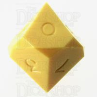 GameScience Opaque Canary Yellow D10 Dice