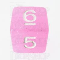 TDSO Translucent Glitter Baby Pink D6 Dice