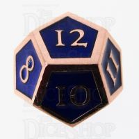 TDSO Metal Script Copper & Blue & D12 Dice