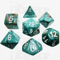 Chessex Marble Oxi-Copper 7 Dice Polyset