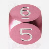 TDSO Aluminium Precision Pink Dragon D6 Dice
