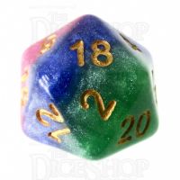 TDSO Layer Jesters Gambit D20 Dice