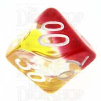 TDSO Layer Transparent Red White & Yellow Percentile Dice