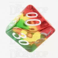 TDSO Layer Transparent Green Yellow & Red Percentile Dice
