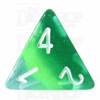 TDSO Layer Transparent Green D4 Dice