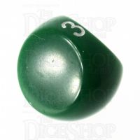 Tessellations Opaque Green D3 Dice