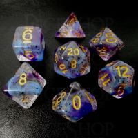 TDSO Particles Swirl Violet Sulfer 7 Dice Polyset