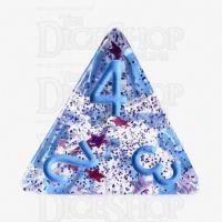TDSO Confetti Cerise Star D4 Dice