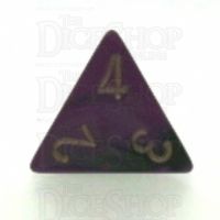 Chessex Gemini Black & Purple D4 Dice