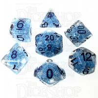 TDSO Sprinkles Beads Blue 7 Dice Polyset