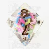 TDSO Sprinkles Multi With Gold D8 Dice