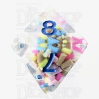 TDSO Sprinkles Multi With Blue D8 Dice