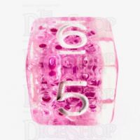 TDSO Sprinkles Beads Pink D6 Dice