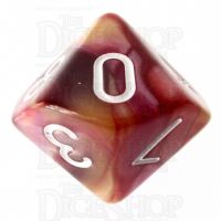 TDSO Trio Gold Pink & Purple D10 Dice