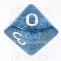 TDSO Glitter Blue D10 Dice