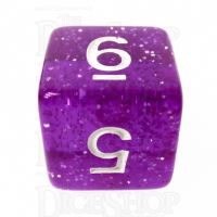 TDSO Glitter Purple D6 Dice