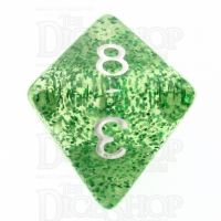 TDSO Glitter Green D8 Dice