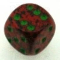 Chessex Speckled Strawberry 16mm D6 Spot Dice