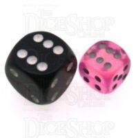 Chessex Borealis Pink 12mm D6 Spot Dice