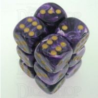 Chessex Vortex Purple 12 x D6 Dice Set
