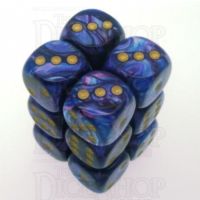 Chessex Lustrous Purple 12 x D6 Dice Set