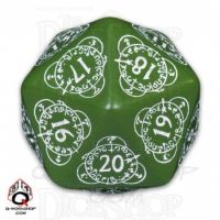 Q Workshop Card Game Level Counter Green & White Countdown D20 Dice