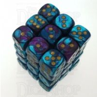 Chessex Gemini Purple & Teal 36 x D6 Dice Set