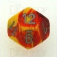 Chessex Gemini Red & Yellow D12 Dice