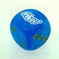 Chessex Velvet Bright Blue AAAGH Logo D6 Spot Dice