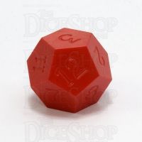 GameScience Opaque Crimson Red D12 Dice