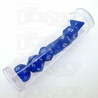 D&G Gem Blue MINI 10mm 7 Dice Polyset