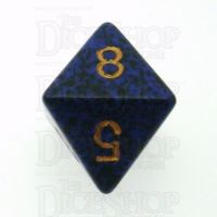 Chessex Speckled Golden Cobalt D8 Dice