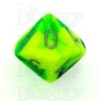 Chessex Gemini Green & Yellow D10 Dice