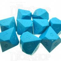 GameScience Opaque Turquoise 10 x D10 Dice Set